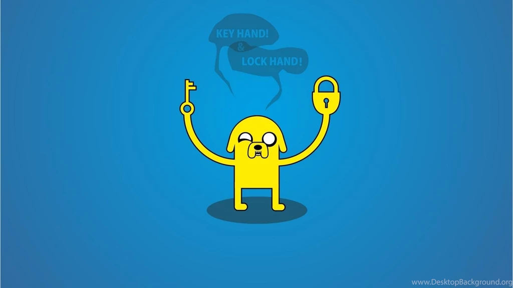 Jake The Dog Blue Backgrounds Stylized Greenchay Wallpapers