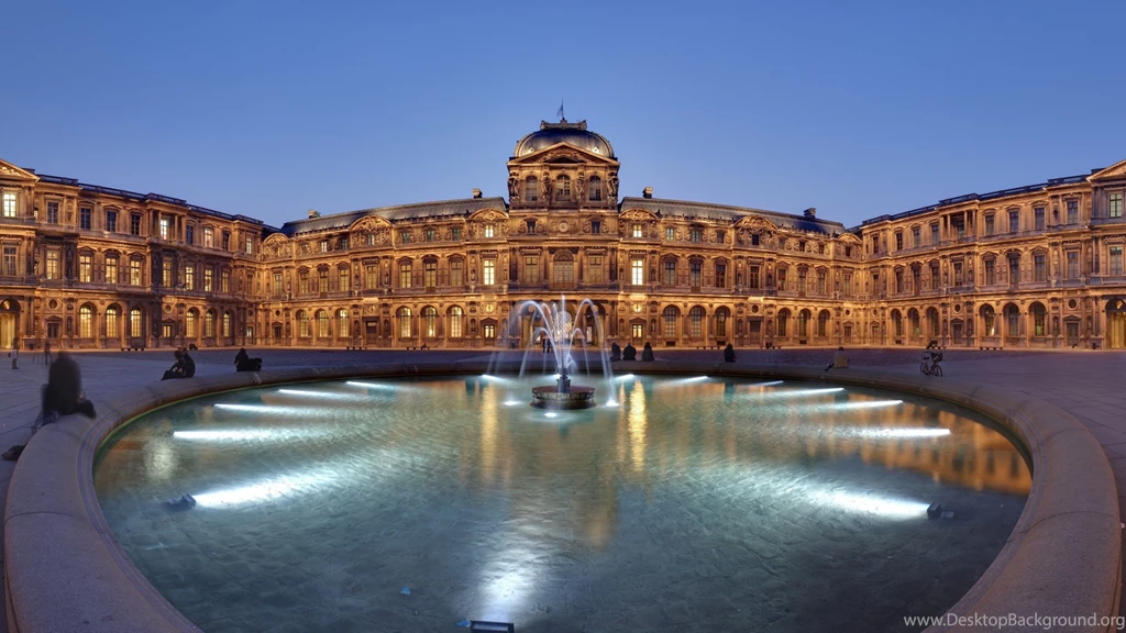 Download Wallpapers 3840x2160 Louvre, Paris, France, Landmark ...