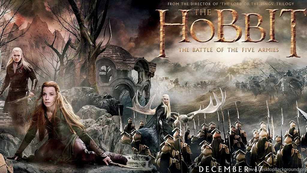 The Hobbit Battle Of Five Armies Movie Poster HD Wallpapers ...