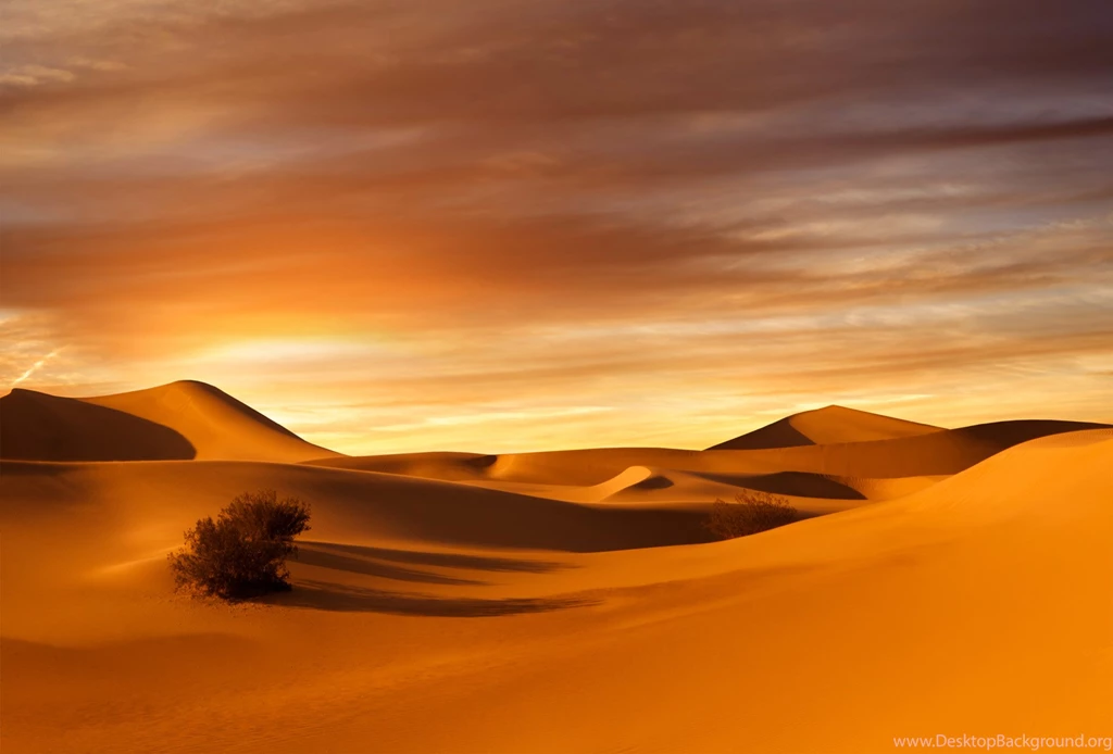 Evening Sunset Clouds Desert Scenery 52476 World Wallpapers ...