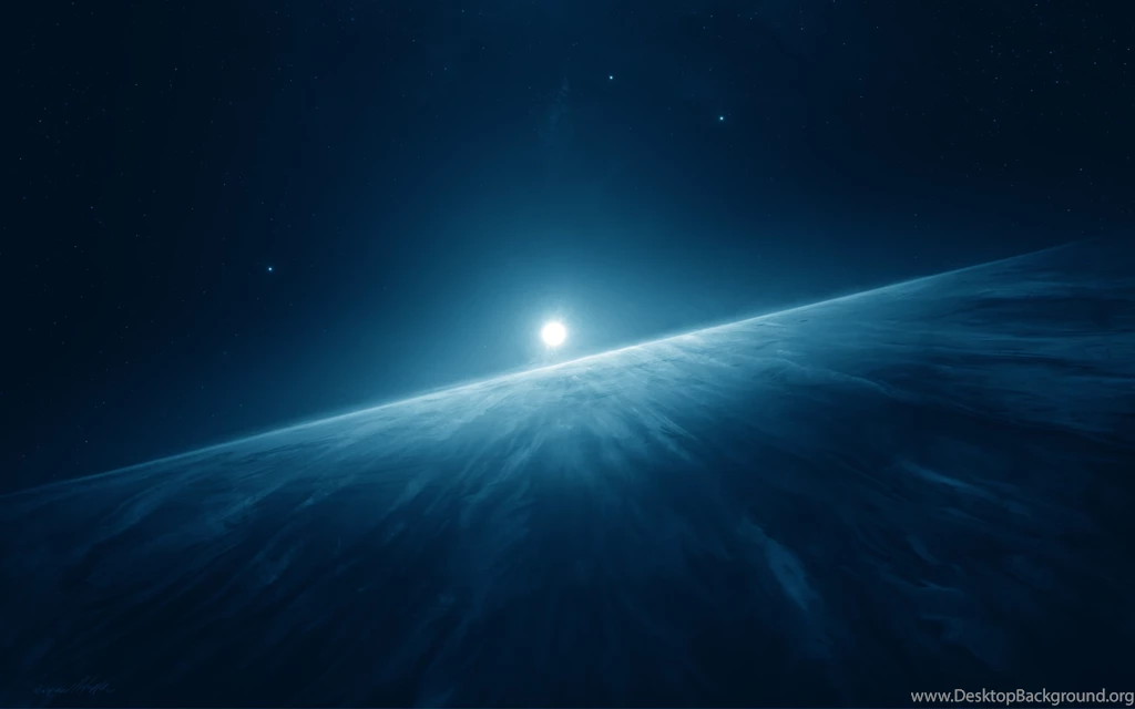 Sci fi Planet Blue Wallpapers