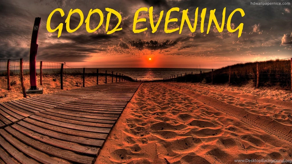 Good Evening Desert Scenery HD Wallpapers