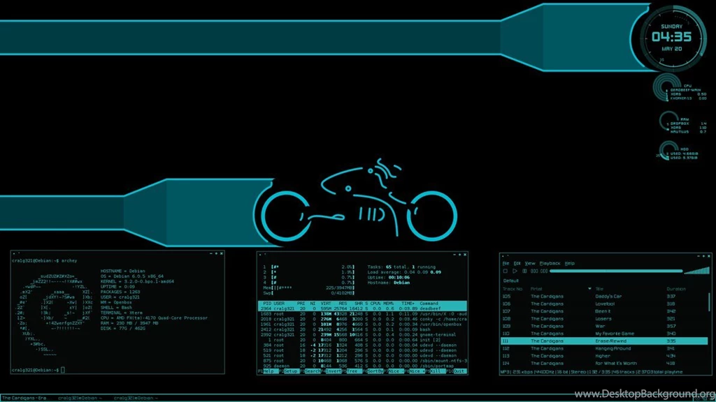 Debian TRON Back On The Grid By Cra1g321 On DeviantArt