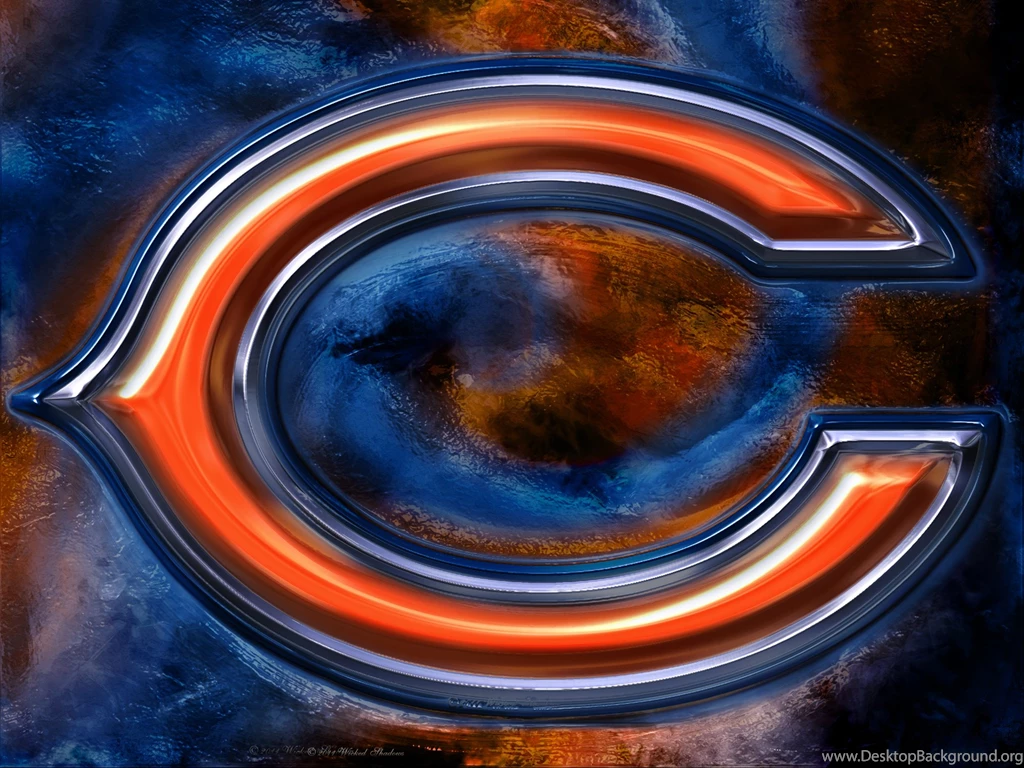 Wallpapers By Wicked Shadows: Chicago Bears 3D Logo Wallpapers