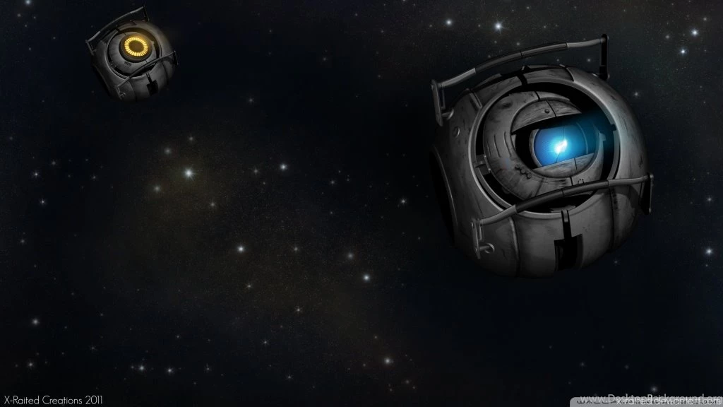 Exclusive Portal Wheatley In Space Wallpapers