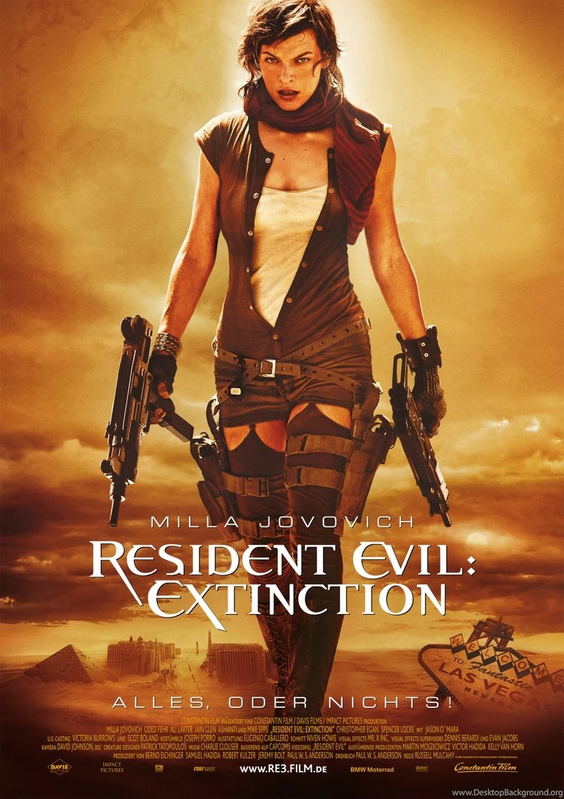 Resident Evil Alice Milla Jovovich Resident Evil Extinction ...