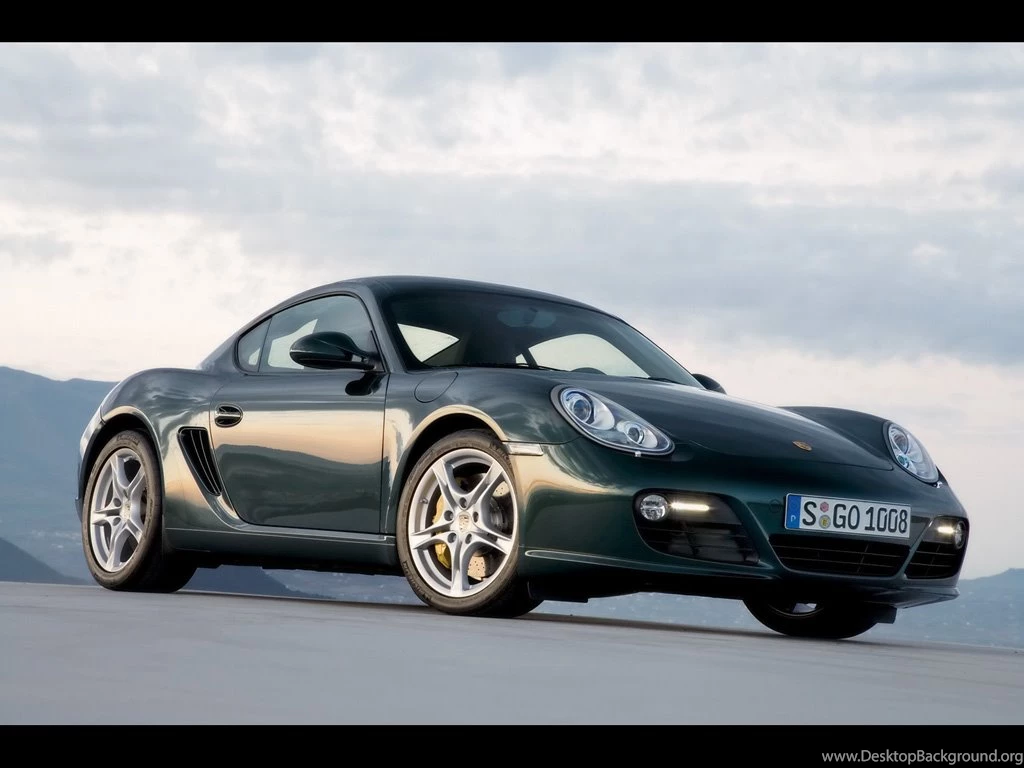 2009 Porsche Cayman S Front And Side 1024x768 Wallpapers