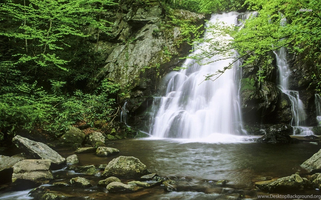 Small Waterfall Nature Wallpapers Hd For Desktop