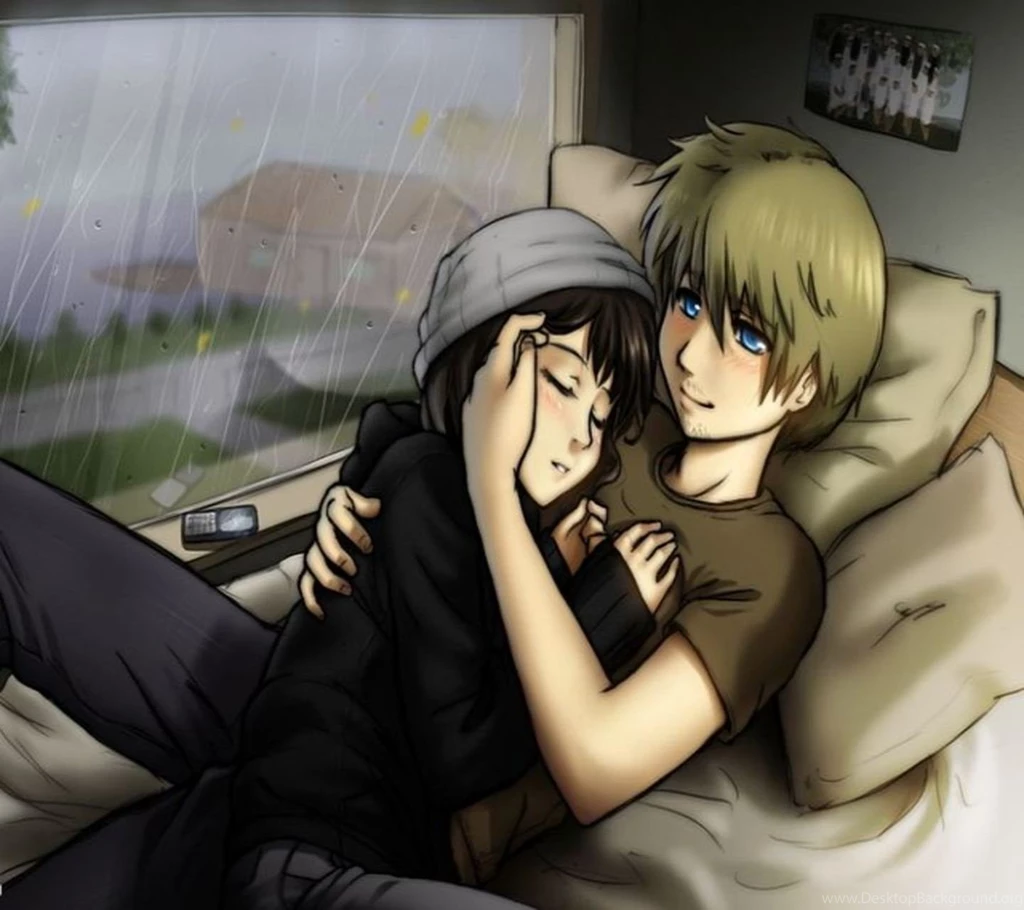 Types 12 Cute Love Couple Cartoon Wallpapers