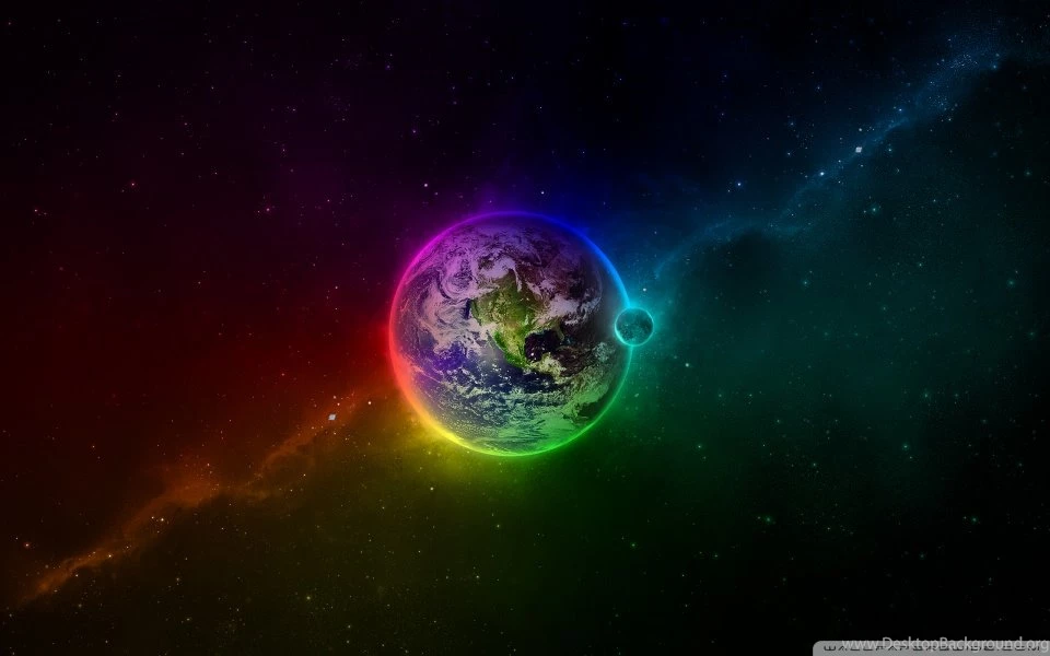 Colorful Earth HD Desktop Wallpapers : High Definition : Fullscreen ...