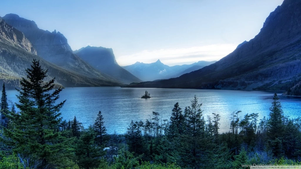Morning At Glacier National Park HD Desktop Wallpapers : High ...