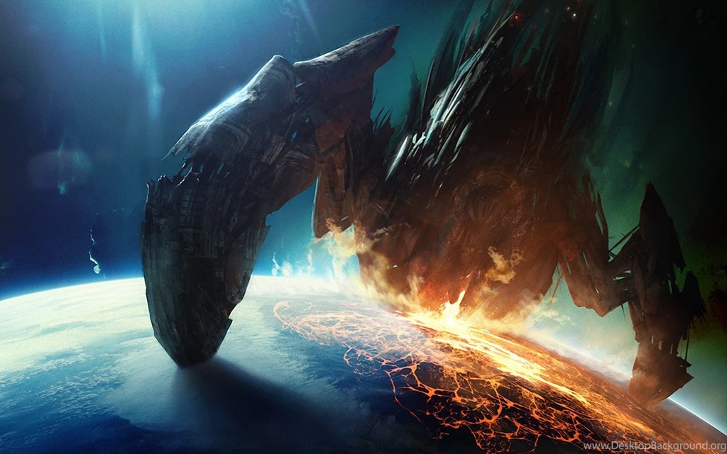 Video Games, Outer Space, Earth, Leviathan :: Wallpapers