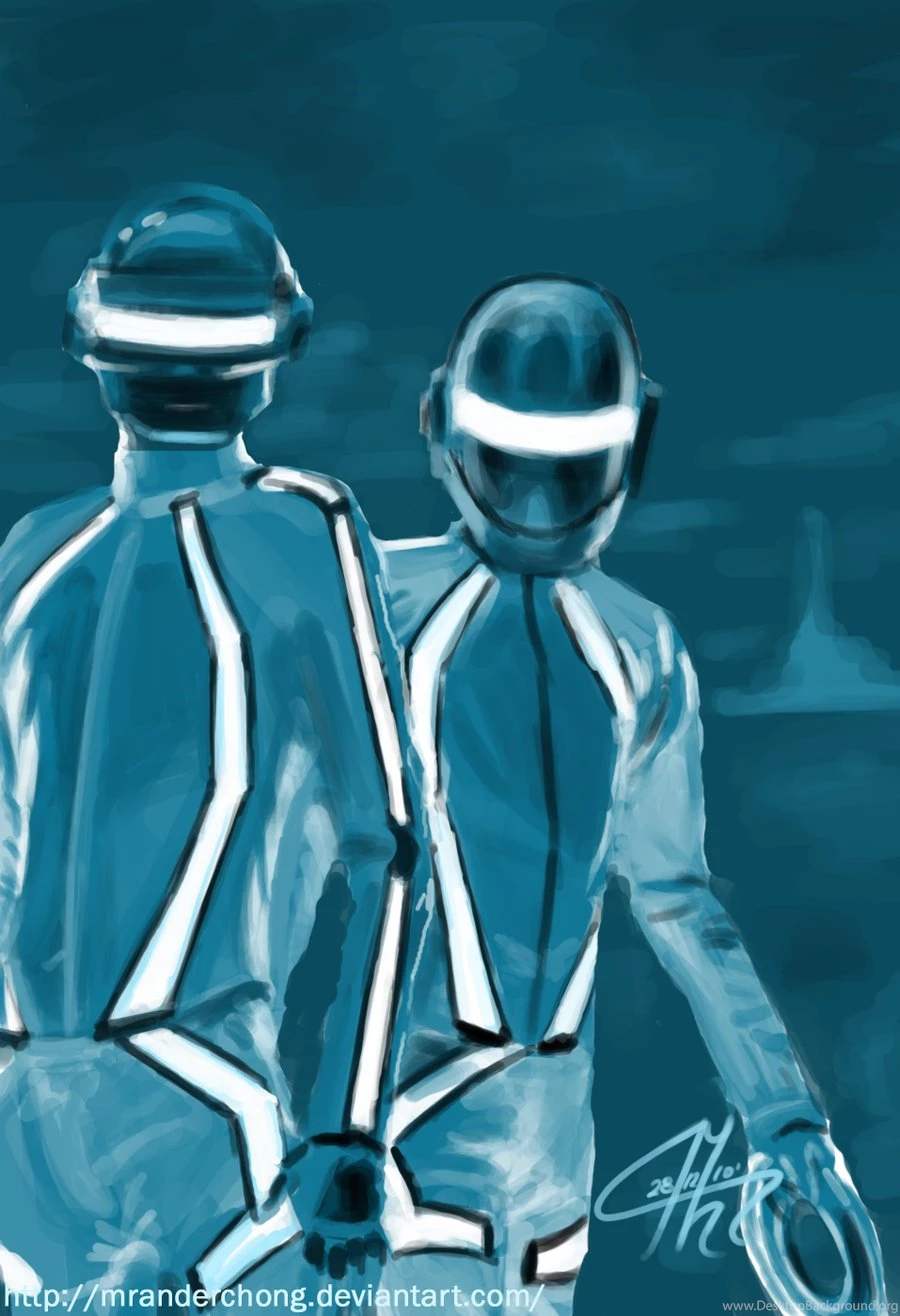 Daft Punk TRON Speed Paint By MrAnderchong On DeviantArt