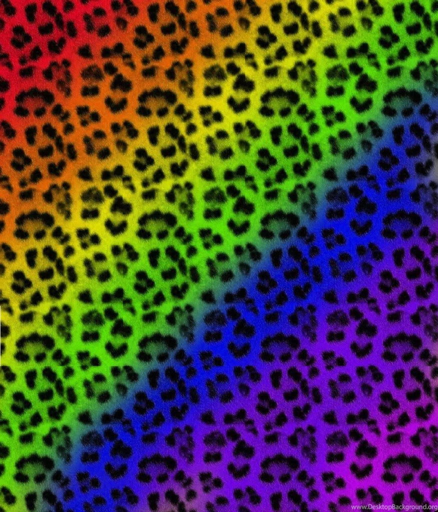 Rainbow Cheetah Print Wallpapers Wallpapers Zone