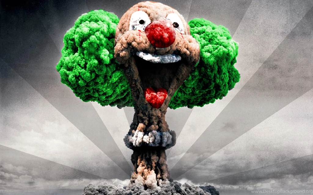 Download Clown Nuclear Wallpapers 1280x800