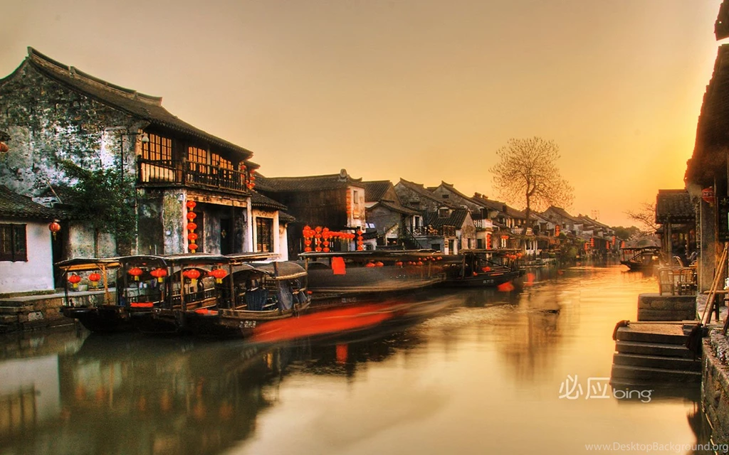 Last Pillow Water People Wuzhen Scenic Wallpapers 16 - Landscape ...