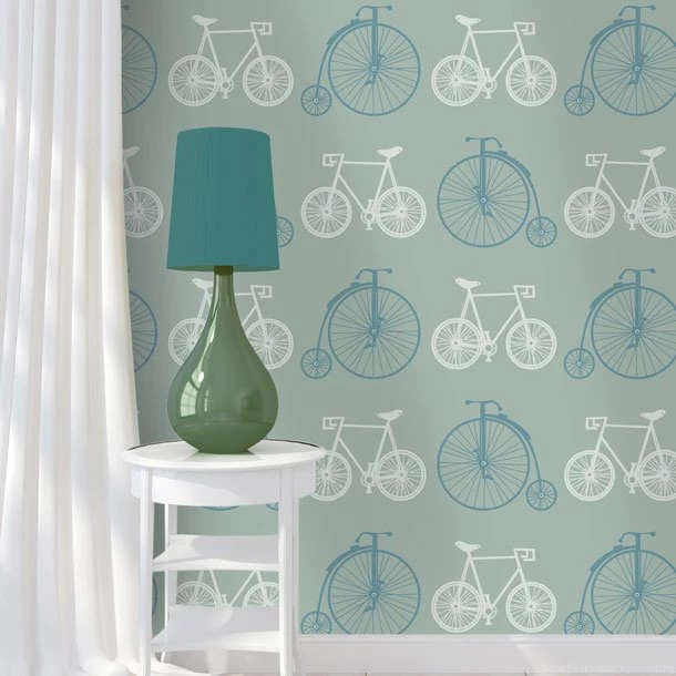 Bicycles Wallpapers   Blue grey   ATADesignsATADesigns