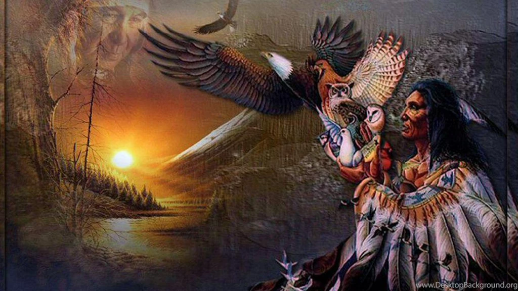 Native American Wolf Image