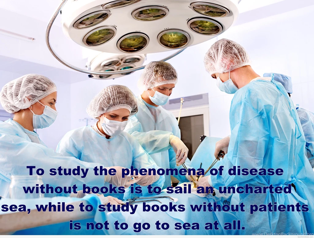 Medical Procedure Wallpapers With Quote