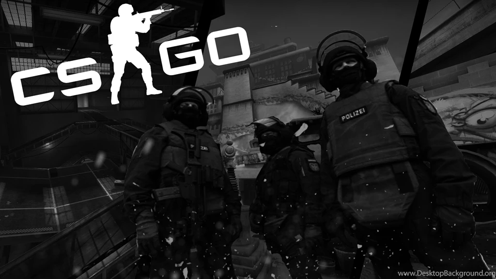 CS GO Wallpapers 2 (Black And White SWAT) By LegitimatePotato On ...