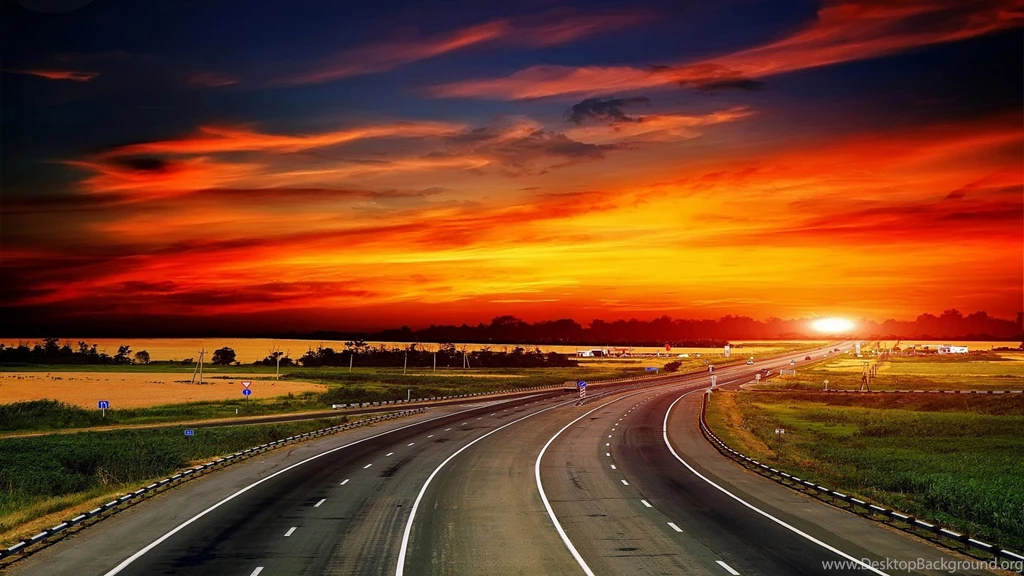 Sunset Highway ~ Mystery Wallpapers