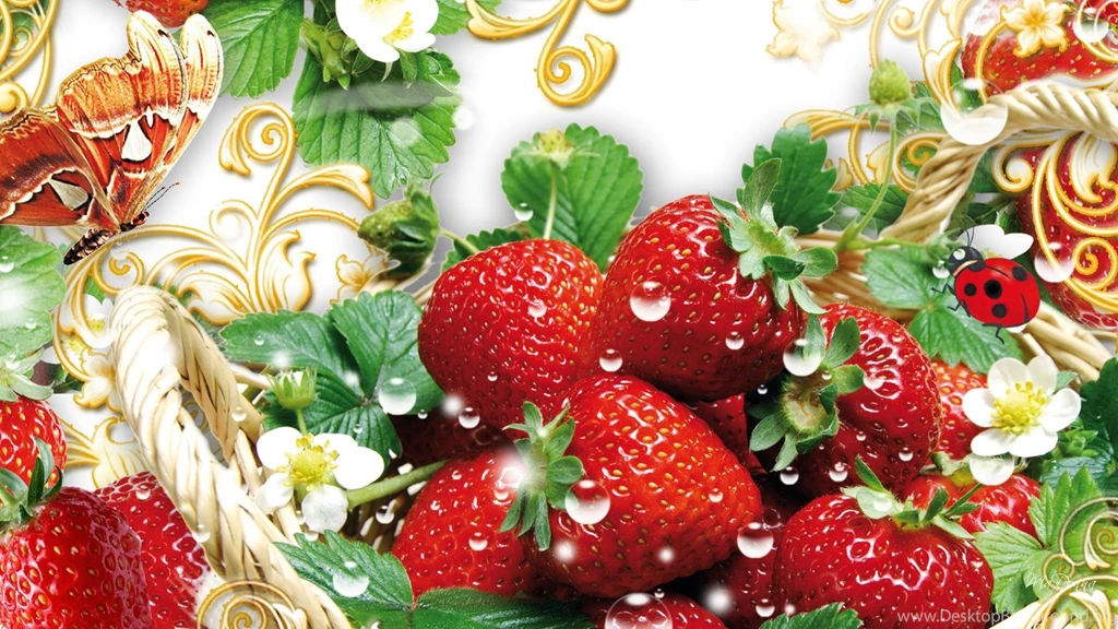 Strawberry Fever HD Desktop Wallpapers : Widescreen : High ...