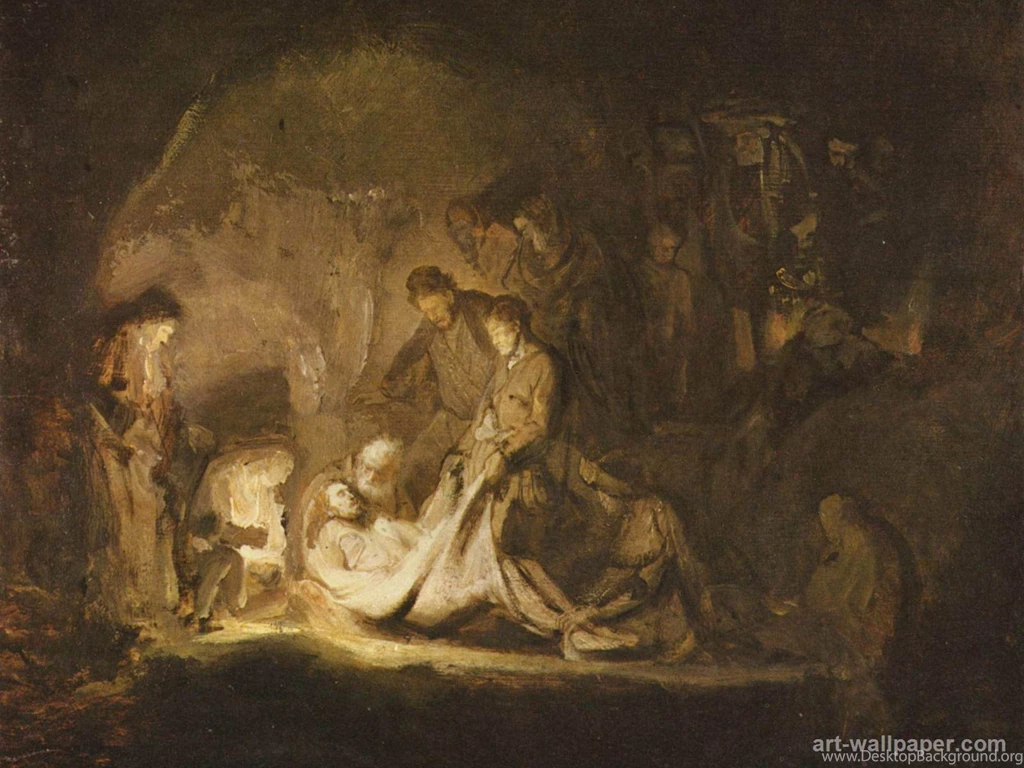 Entombment Of Christ , Rembrandt Wallpapers