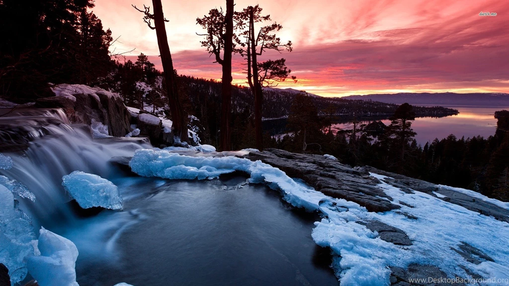 13329 Snowy Mountain Stream 1920x1080 Nature Wallpapers