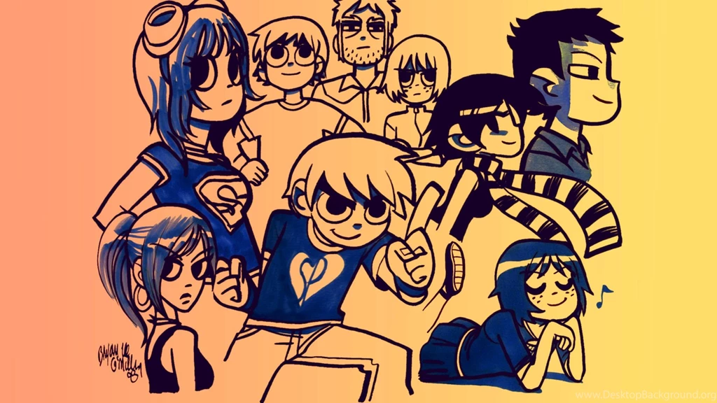 Scott Pilgrim Backgrounds Wallpapers Cave