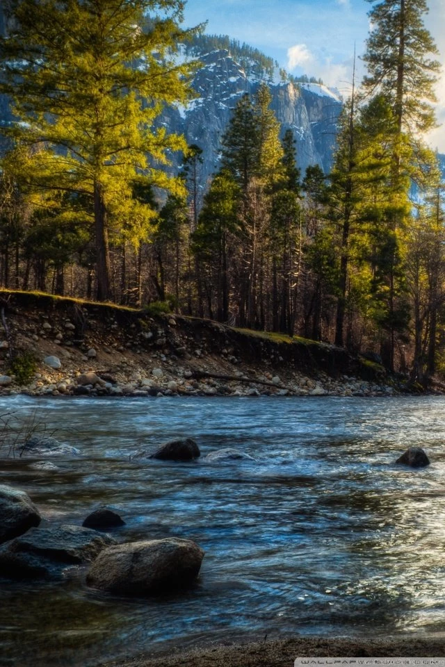 Mountain Stream HDR HD Desktop Wallpapers : High Definition