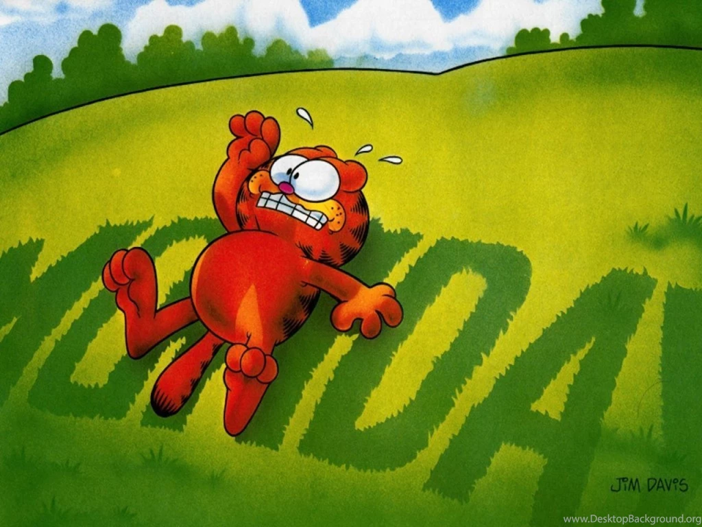 Free Garfield Cartoons Computer Desktop Wallpapers