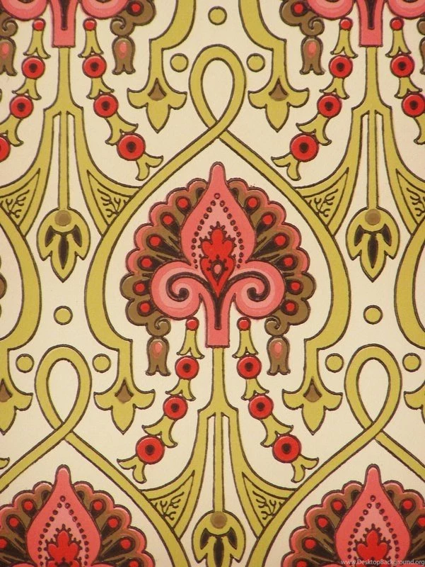 Vintage Retro Baroque Wallpapers From The '60s