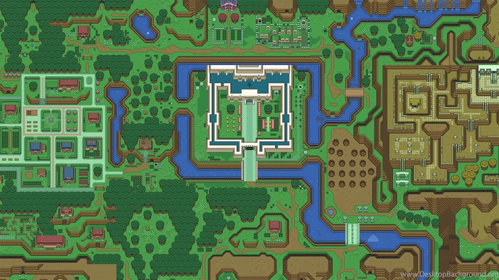 The Legend Of Zelda: A Link To The Past, Map, Video Games, The ...
