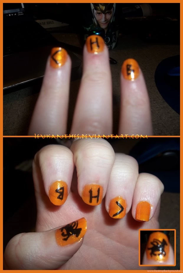 Nail Art   Camp Half Blood By Leukanthes On DeviantArt