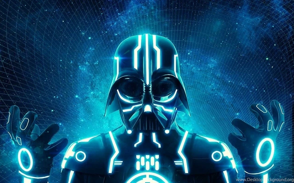 Darth Vader In The Style Of Tron Wallpapers And Images ...