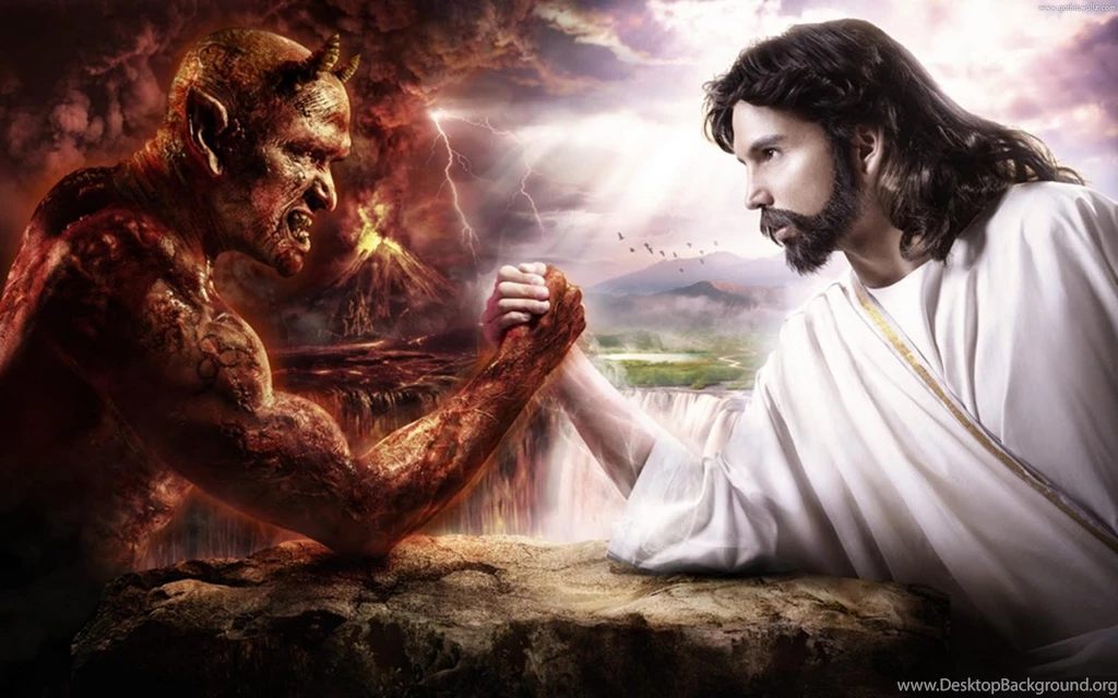 Jesus Christ Vs Satan Dark Gothic Wallpapers FREE Gothic ...
