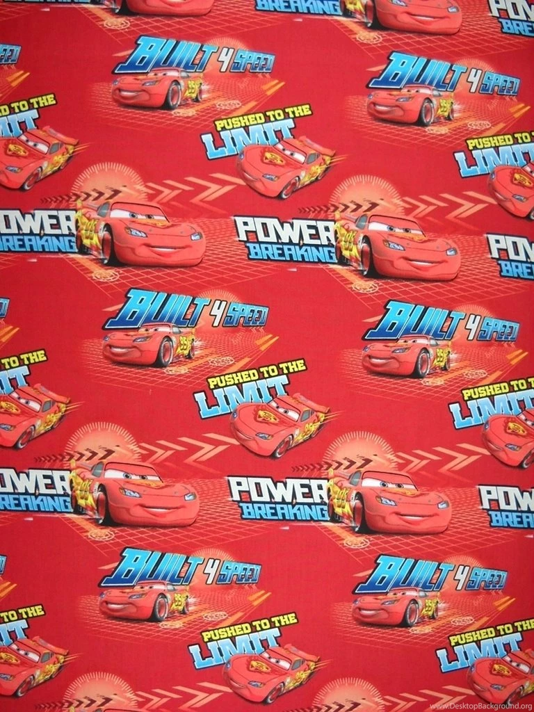 Disney Cars McQueen Built 4 Speed Fabric
