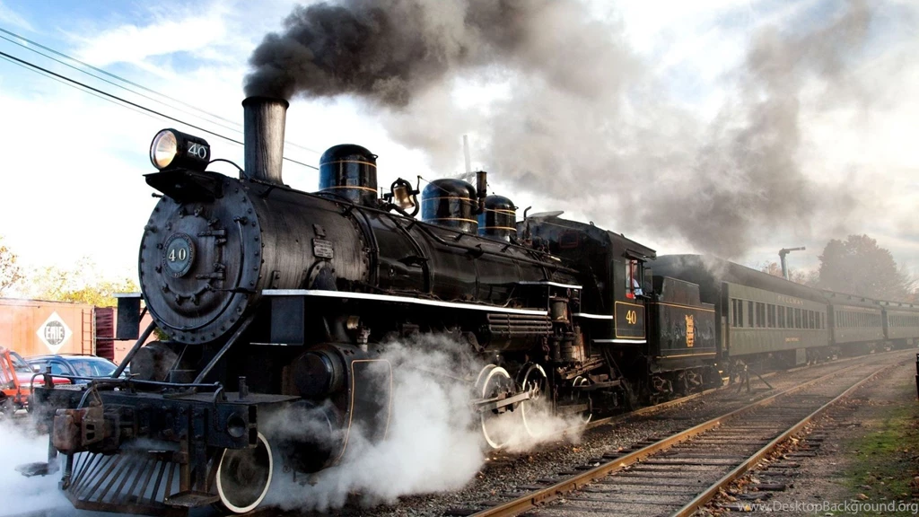 Download Black Steam Locomotive Wallpapers Free By Udhao.net