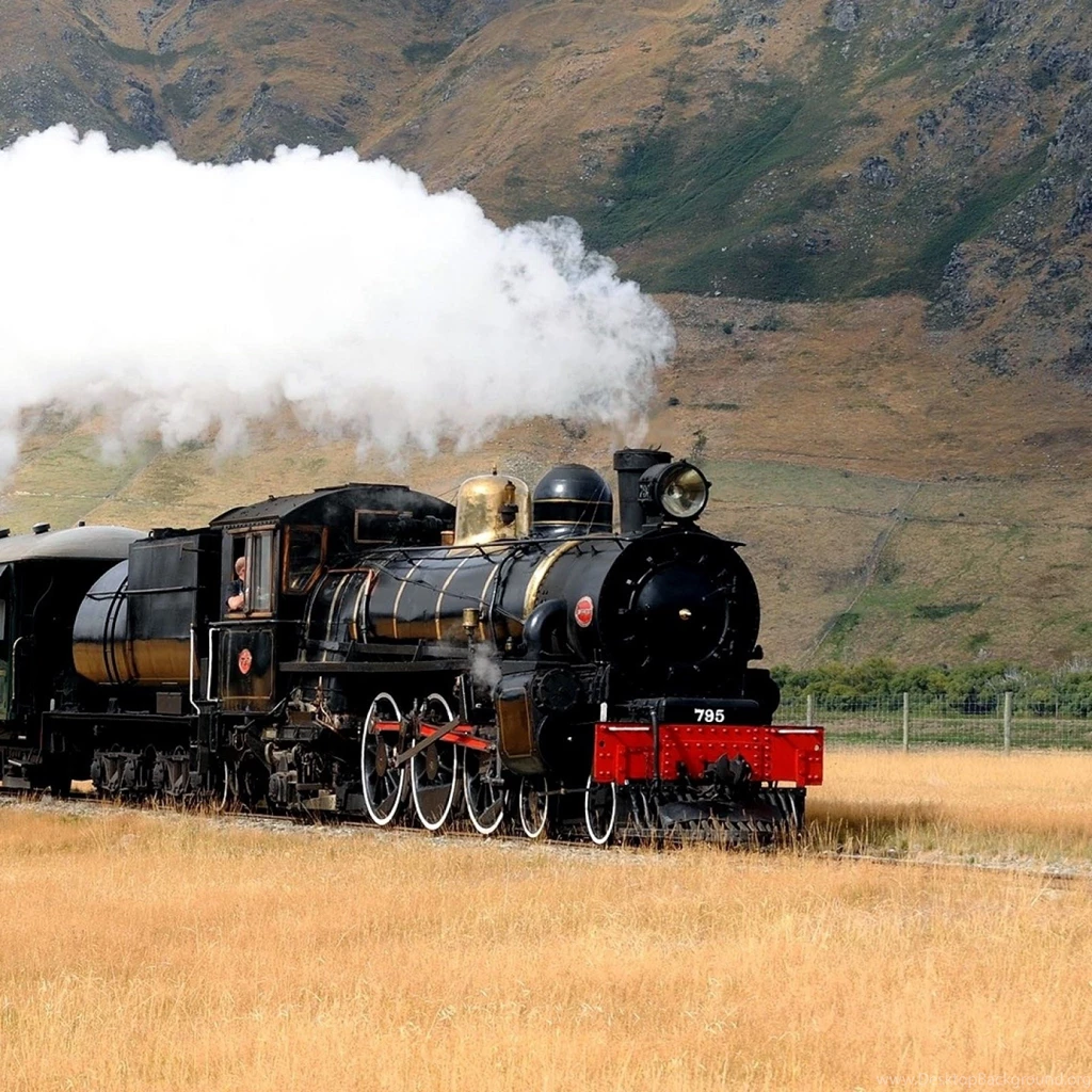Download Wallpapers 2048x2048 Locomotive, Train, Smoke New iPad Air ...