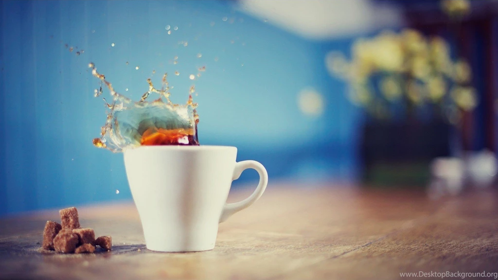 Cup Tea Splash Photo HD Wallpapers FreeWallsUp