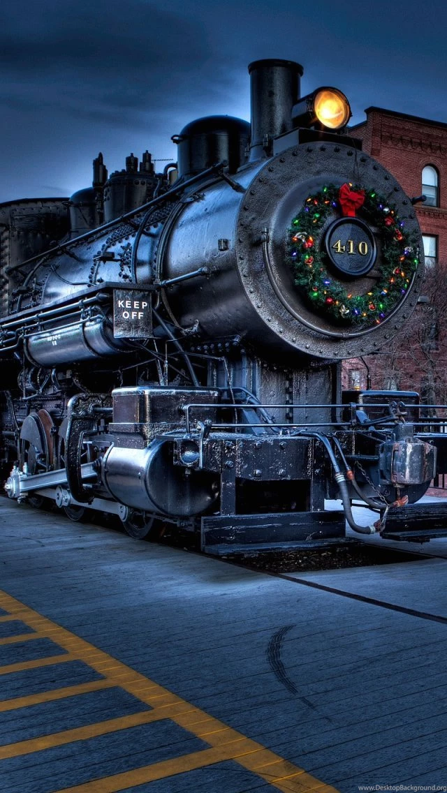 Wallpapers Iphone 5 S Christmas Train 640 X 1136 640 X 1136 ...