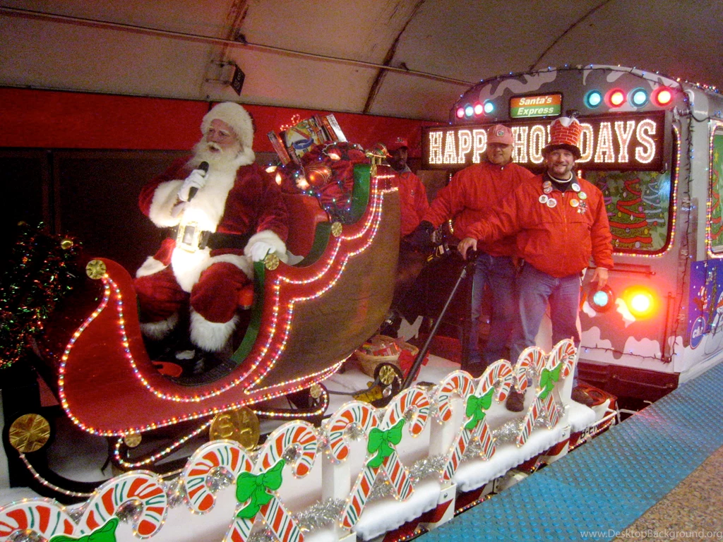 Download Christmas Wallpapers For A Mac CTA Santa Train 2009 ...