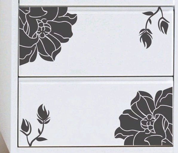 HOT!!PVC\Green Wallpaper\ Wall Sticker\wall Decoration Decor,decal ...