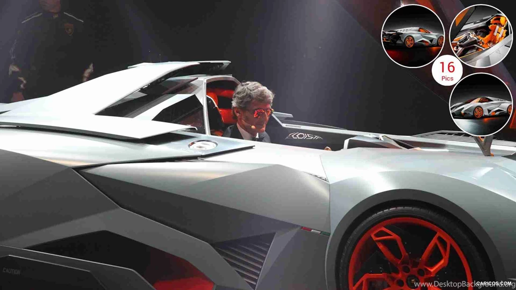 2013 Lamborghini Egoista Concept Presentation Side