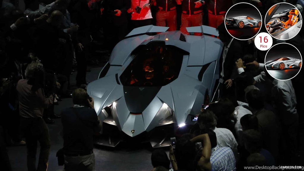 2013 Lamborghini Egoista Concept Presentation Top