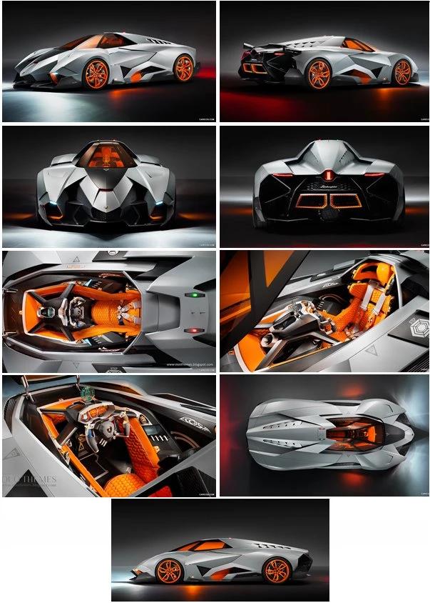 Lamborghini Egoista Concept Theme For Windows 7 And 8
