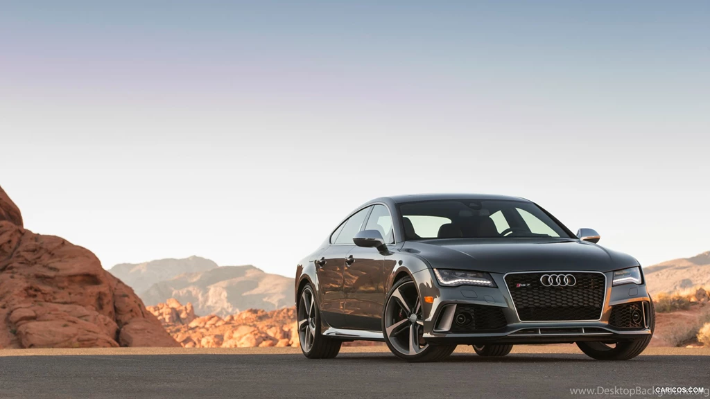 Audi A7 Black 2014 Wallpaper.