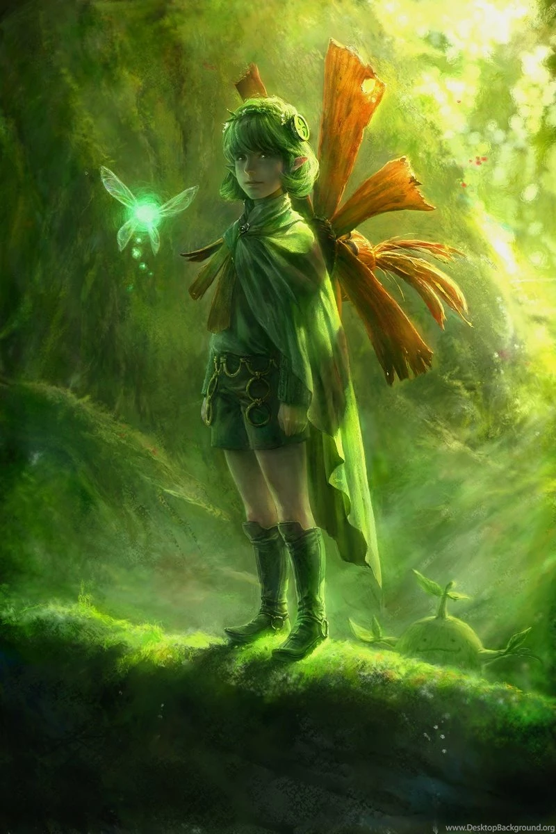 Ocarina Of Time The Legend Of Zelda Elves Artwork Saria 2000x3000 ...