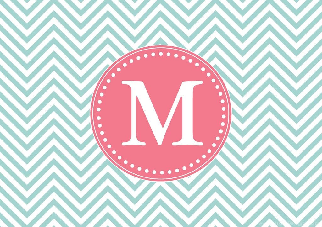 Monogram Chevron Desktop Wallpapers