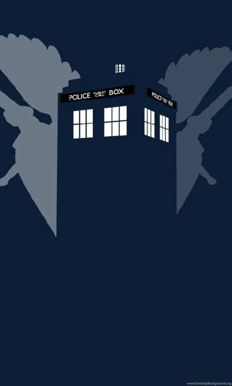 Angels Tardis Doctor Who Wallpapers